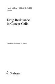 Drug Resistance in Cancer Cells Cover Image