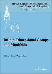 Infinite dimensional groups and manifolds  Cover Image