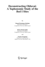 Deconstructing Olduvai: A Taphonomic Study of the Bed I Sites Cover Image