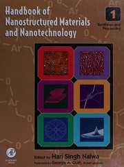 Handbook of nanostructured materials and nanotechnology /  Cover Image