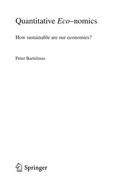 Quantitative Eco–nomics How sustainable are our economies?  Cover Image