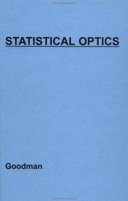 Statistical optics  Cover Image