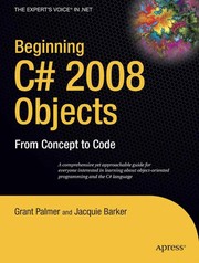 Beginning C# 2008 Objects From Concept to Code  Cover Image