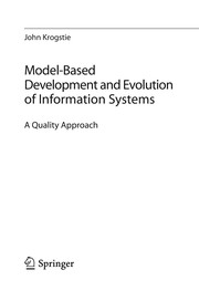 Model-Based Development and Evolution of Information Systems A Quality Approach  Cover Image