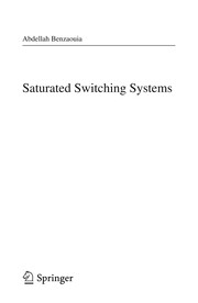 Saturated Switching Systems Cover Image