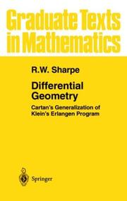 Differential geometry : Cartan´s generalization of Klein´s Erlangen program  Cover Image