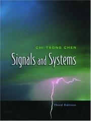 Signals and systems  Cover Image