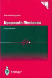 Nonsmooth mechanics :  models dinamics and control /  Cover Image