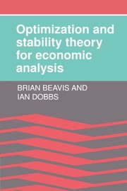 Optimization and stability theory for economic analysis  Cover Image