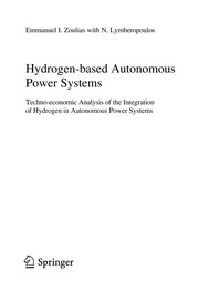 Hydrogen-based Autonomous Power Systems Techno-economic Analysis of the Integration of Hydrogen in Autonomous Power Systems  Cover Image