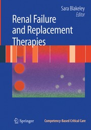 Renal Failure and Replacement Therapies Cover Image