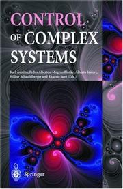 Control of complex systems  Cover Image