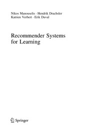 Recommender Systems for Learning Cover Image