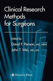 Clinical Research Methods for Surgeons Cover Image