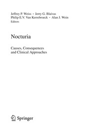 Nocturia Causes, Consequences and Clinical Approaches  Cover Image