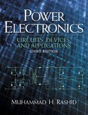 Power electronics : devices, circuits, and applications  Cover Image