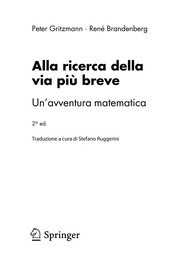 Alla ricerca della via più breve Un’avventura matematica  Cover Image