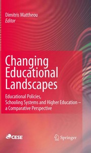 Changing Educational Landscapes Educational Policies, Schooling Systems and Higher Education - a comparative perspective  Cover Image