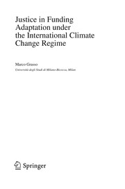 Justice in Funding Adaptation under the International Climate Change Regime Cover Image