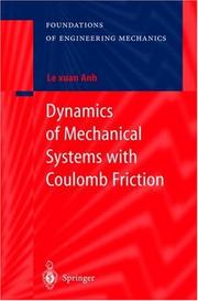 Dynamics of mechanical systems with coulomb friction  Cover Image