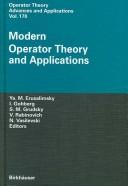 Modern Operator Theory and Applications The Igor Borisovich Simonenko Anniversary Volume  Cover Image