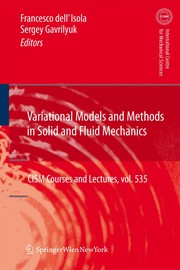 Variational Models and Methods in Solid and Fluid Mechanics Cover Image