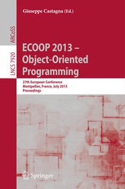 ECOOP 2013 – Object-Oriented Programming 27th European Conference, Montpellier, France, July 1-5, 2013. Proceedings  Cover Image