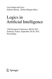 Logics in Artificial Intelligence 13th European Conference, JELIA 2012, Toulouse, France, September 26-28, 2012. Proceedings  Cover Image