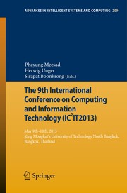 The 9th International Conference on Computing and InformationTechnology (IC2IT2013) 9th-10th May 2013 King Mongkut's University of Technology North Bangkok  Cover Image