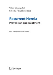 Recurrent Hernia Prevention and Treatment  Cover Image