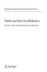 Field and Service Robotics Results of the 6th International Conference  Cover Image