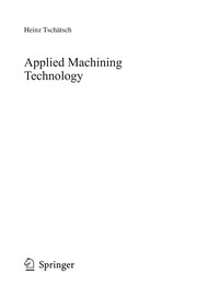 Applied Machining Technology Cover Image