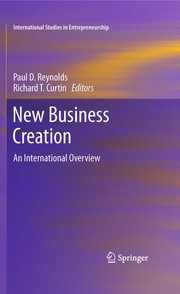 New Business Creation An International Overview  Cover Image