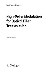 High-Order Modulation for Optical Fiber Transmission Cover Image