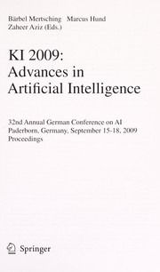 KI 2009: Advances in Artificial Intelligence 32nd Annual German Conference on AI, Paderborn, Germany, September 15-18, 2009. Proceedings  Cover Image