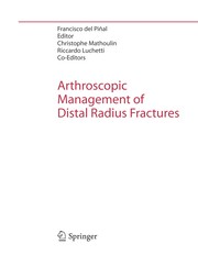 Arthroscopic Management of Distal Radius Fractures Cover Image