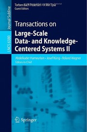 Transactions on Large-Scale Data- and Knowledge-Centered Systems II Cover Image