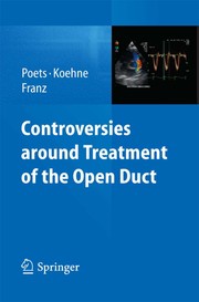 Controversies around treatment of the open duct Cover Image