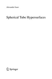 Spherical Tube Hypersurfaces Cover Image