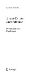 Event-Driven Surveillance Possibilities and Challenges  Cover Image