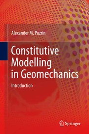 Constitutive Modelling in Geomechanics Introduction  Cover Image