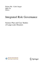 Integrated Risk Governance Science Plan and Case Studies of Large-scale Disasters  Cover Image