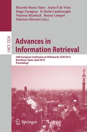 Advances in Information Retrieval 34th European Conference on IR Research, ECIR 2012, Barcelona, Spain, April 1-5, 2012. Proceedings  Cover Image