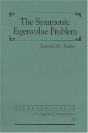 The symetric eigenvalue problem /  Cover Image