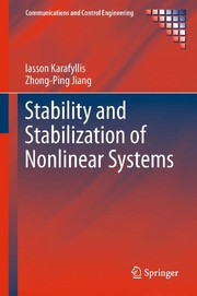 Stability and stabilization of nonlinear systems  Cover Image