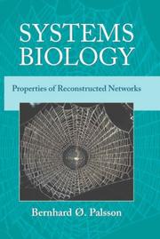 Systems biology : properties of reconstructed networks  Cover Image