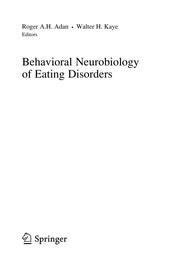 Behavioral Neurobiology of Eating Disorders Cover Image