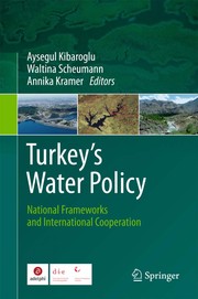 Turkey's Water Policy National Frameworks and International Cooperation  Cover Image