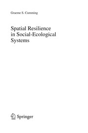 Spatial Resilience in Social-Ecological Systems Cover Image