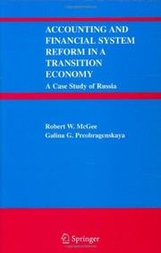 Accounting and Financial System Reform in a Transition Economy: A Case Study of Russia Cover Image